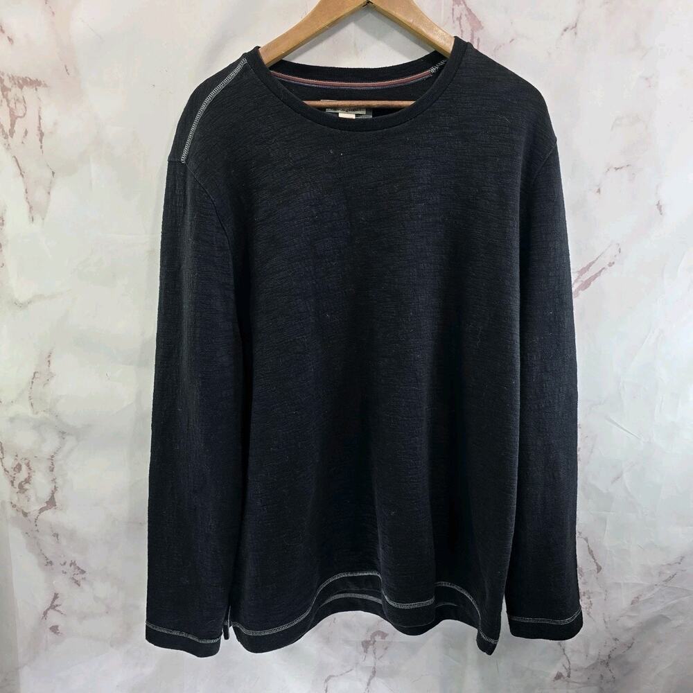 Carbon2Cobalt Shirt Mens XL Black Long Sleeve Thick Carbon 2 Cobalt Crew Neck